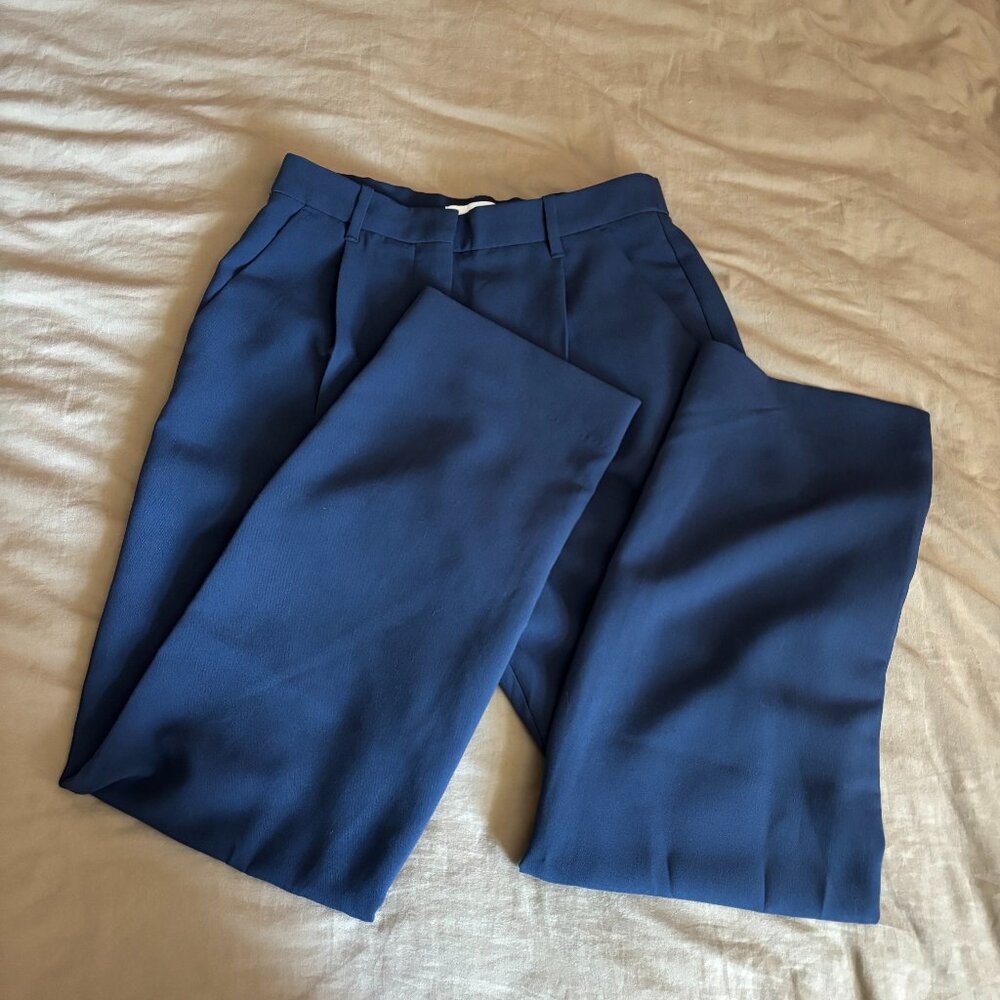 Navy Blue Abercrombie & Fitch Dress Pants